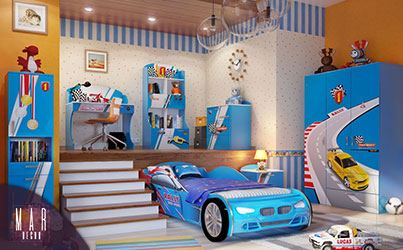  The most beautiful-forms-decorations-rooms-children  